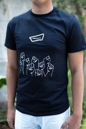 [Tienda A19 (70)] Playera negra con puños